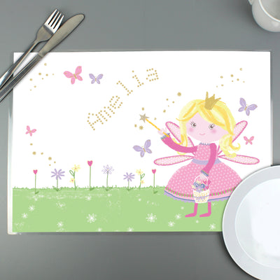 Personalised Garden Fairy Placemat Mealtime Essentials Everything Personal